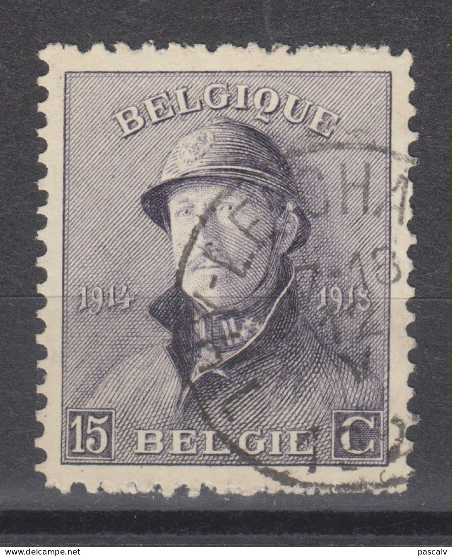 COB 169 Oblitération Centrale THY-LE-CHATEAU - 1919-1920 Albert Met Helm