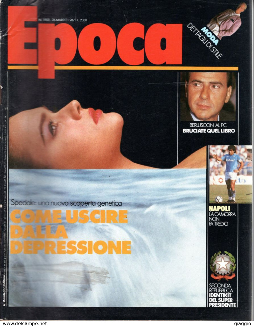 °°° RIVISTA EPOCA N° 1903 DEL 26 MARZO 1987 °°° - Andere & Zonder Classificatie