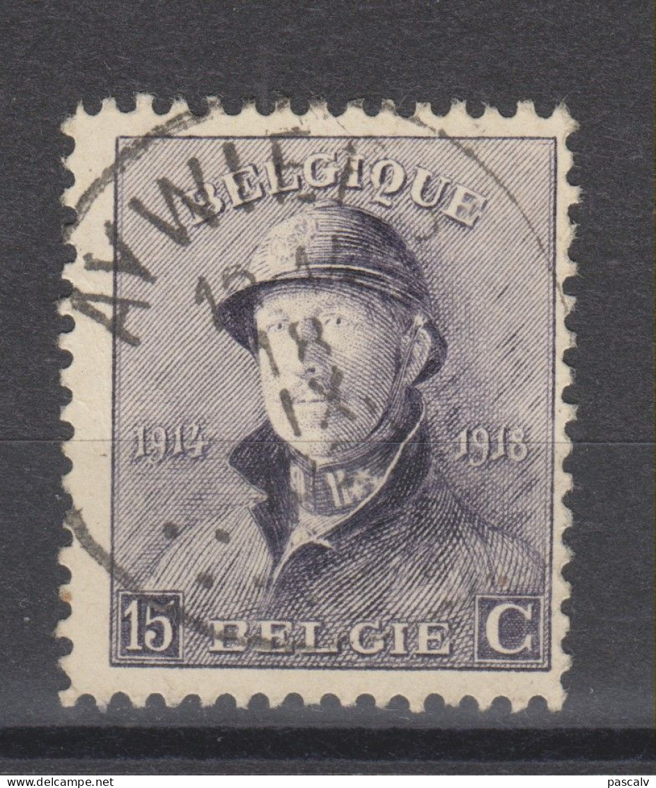 COB 169 Oblitération Centrale AYWIERS - 1919-1920 Roi Casqué