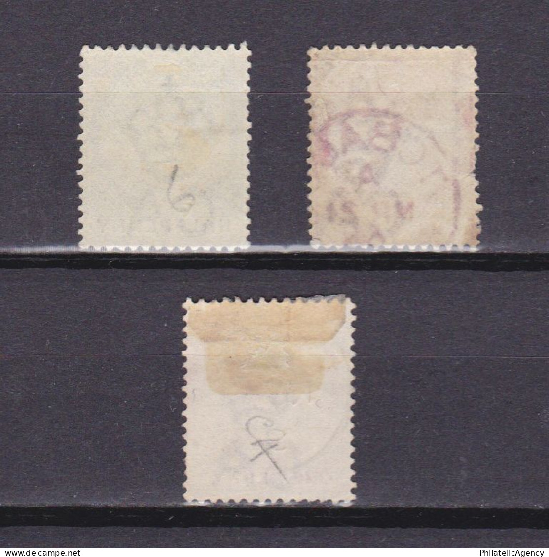 TOBAGO 1885, SG #20-21, MH/Used - Trindad & Tobago (...-1961)