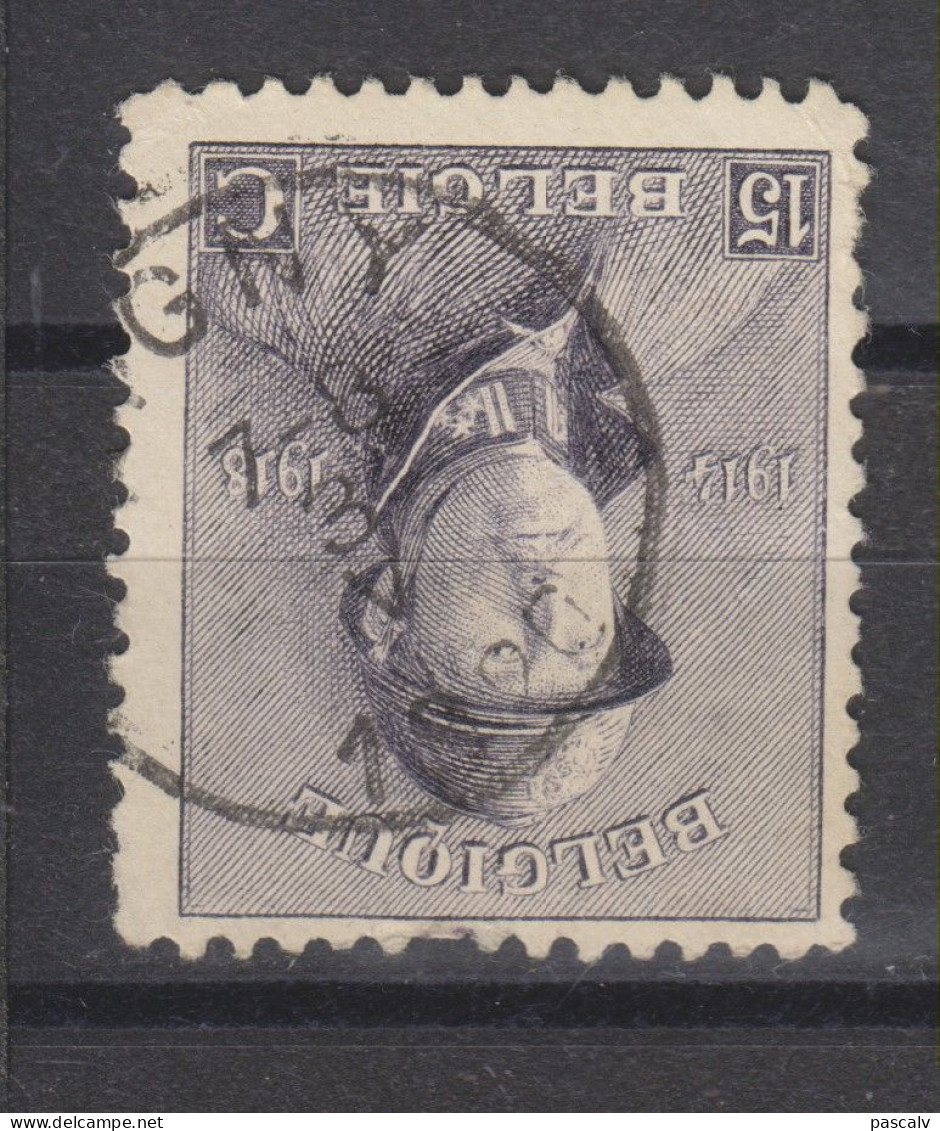 COB 169 Oblitération Centrale LIGNY - 1919-1920  Cascos De Trinchera