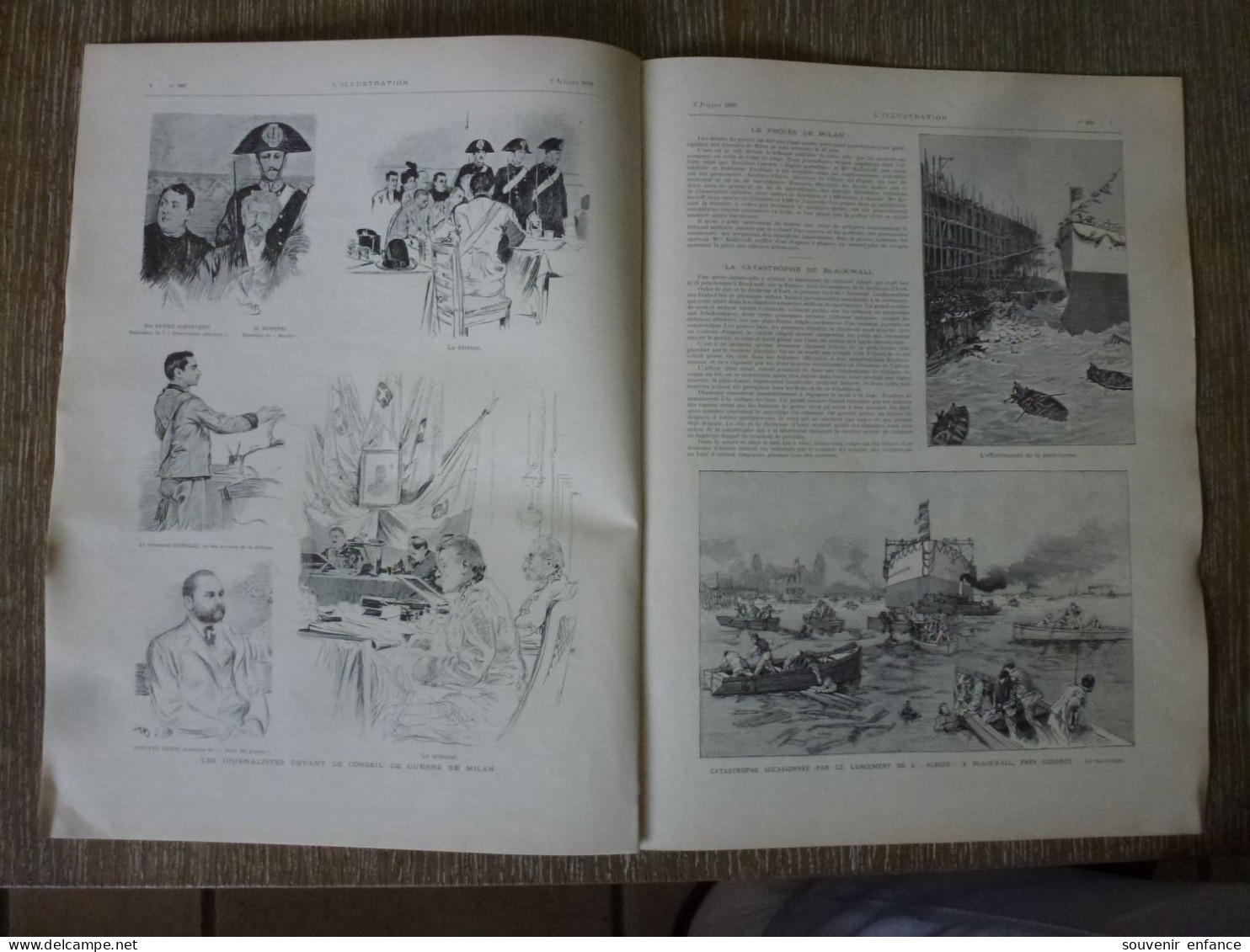 L'Illustration Juillet 1898 Guerre Hispano Américaine Tampa Chemin De Fer Du Congo Abbaye Sainte Marie Du Mont - 1850 - 1899