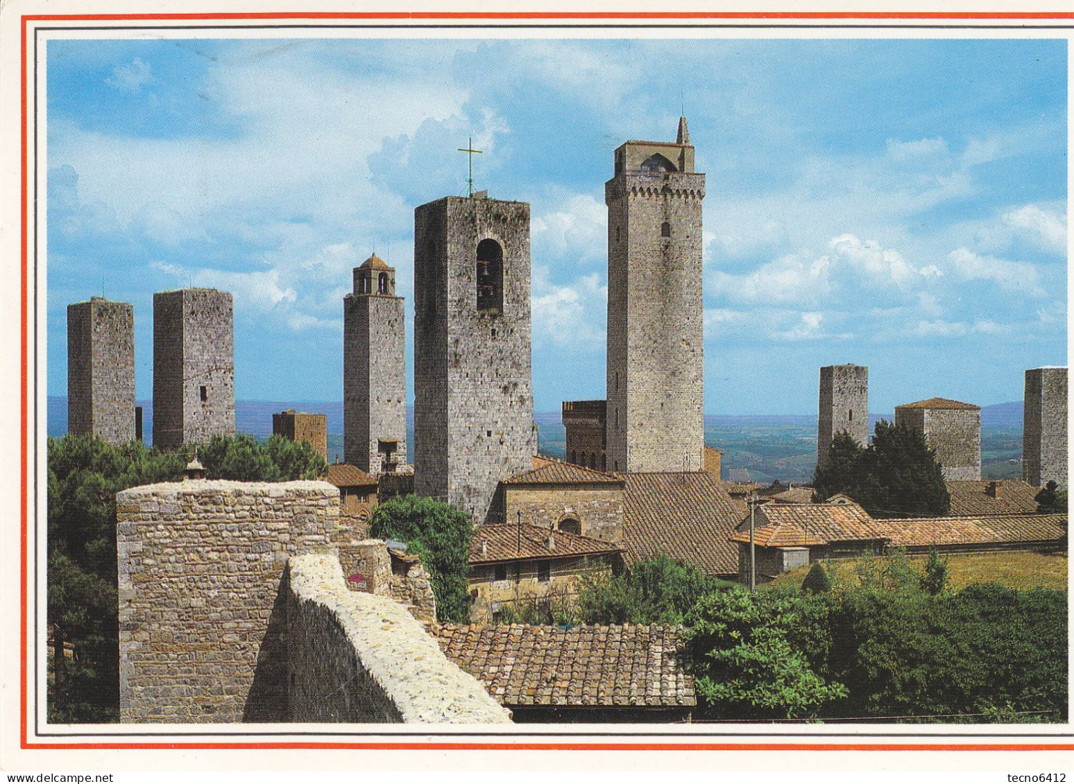 San Gimignano(siena) - Le Torri - Panorama Dalla Fortezza - Viaggiata - Siena