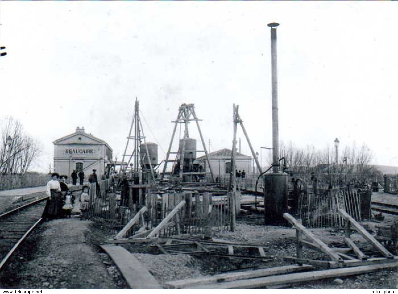 Photo (repro Moderne) Gare De Beaucaire ( Gard )   (S.12286) - Orte