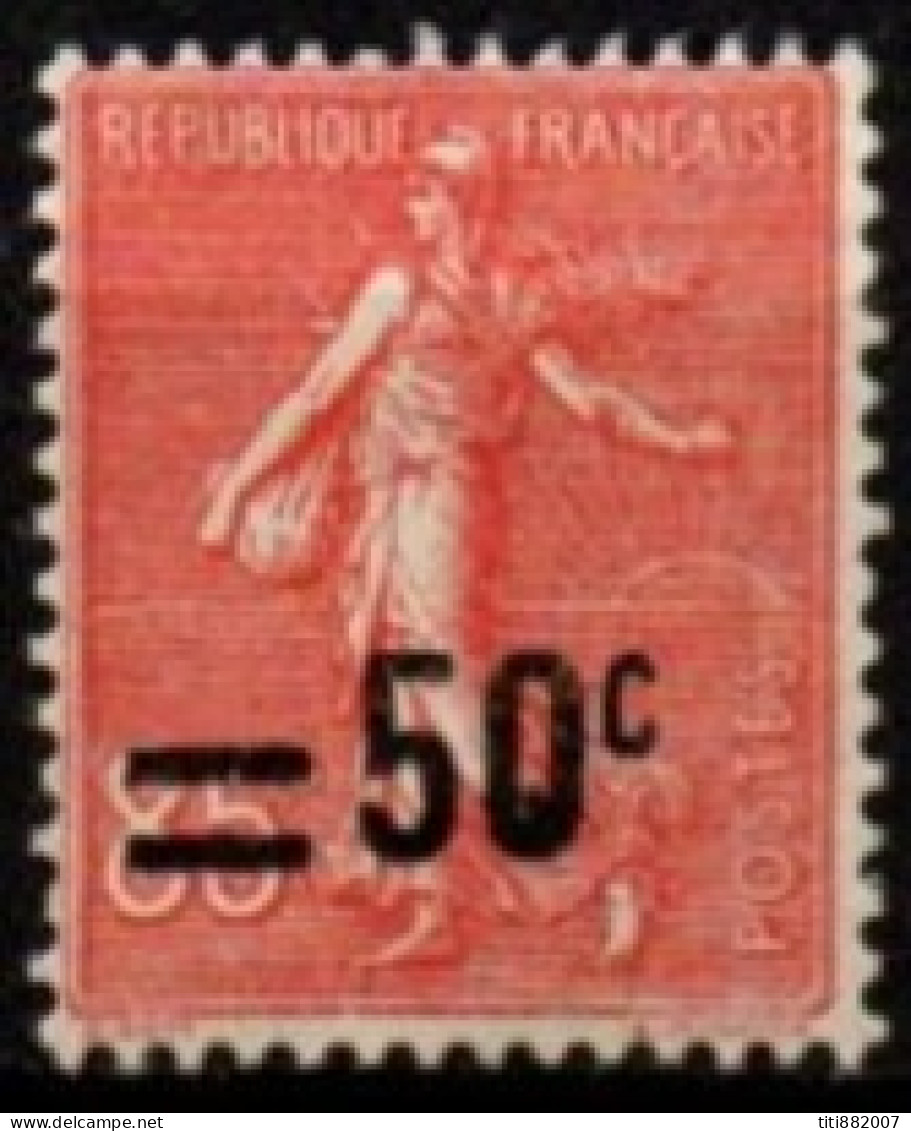 FRANCE    -   1926 .   Y&T N° 221 *.  Point Noir Dans Le 0 - Ungebraucht