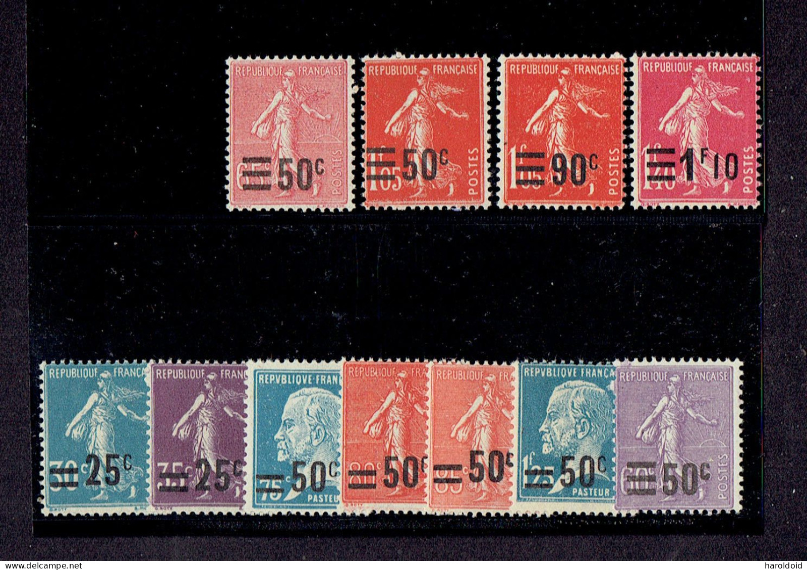 FRANCE - N°217/228 ** MNH TB - Unused Stamps