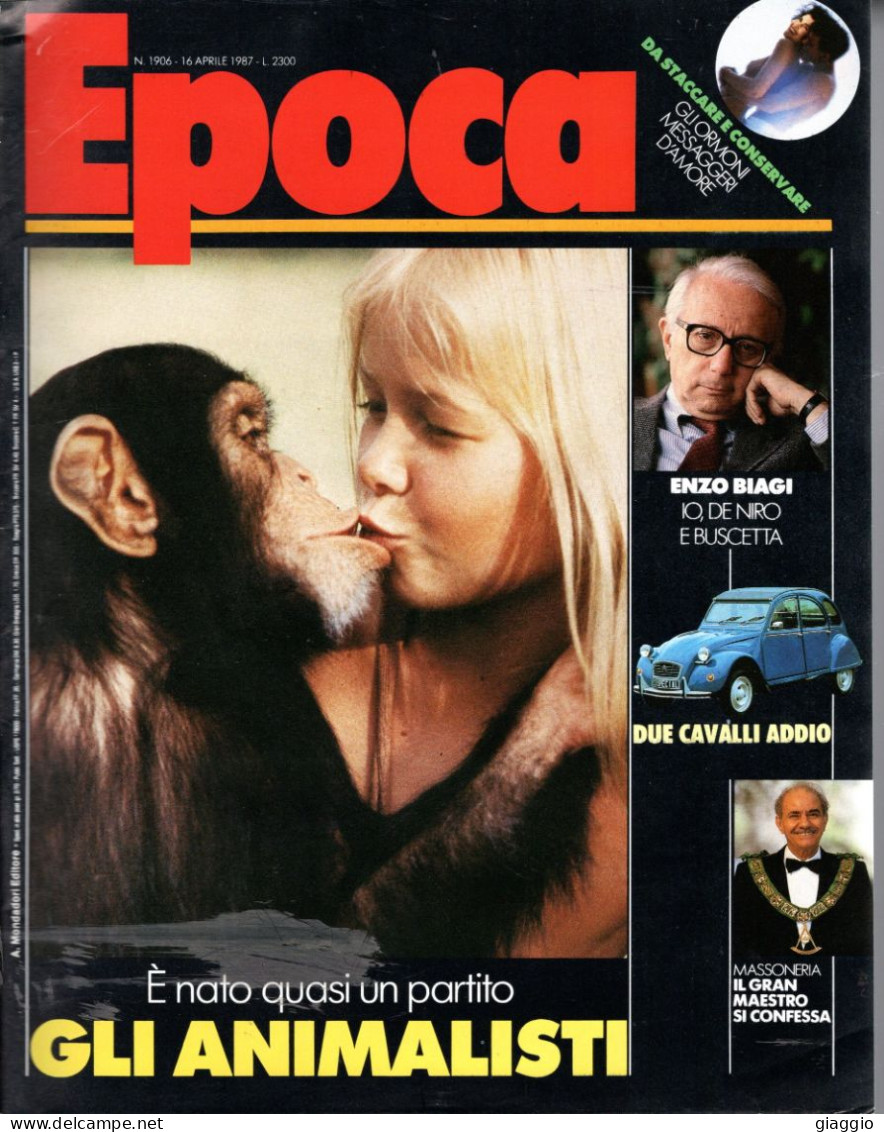 °°° RIVISTA EPOCA N° 1906 DEL 16 APRILE 1987 °°° - Altri & Non Classificati