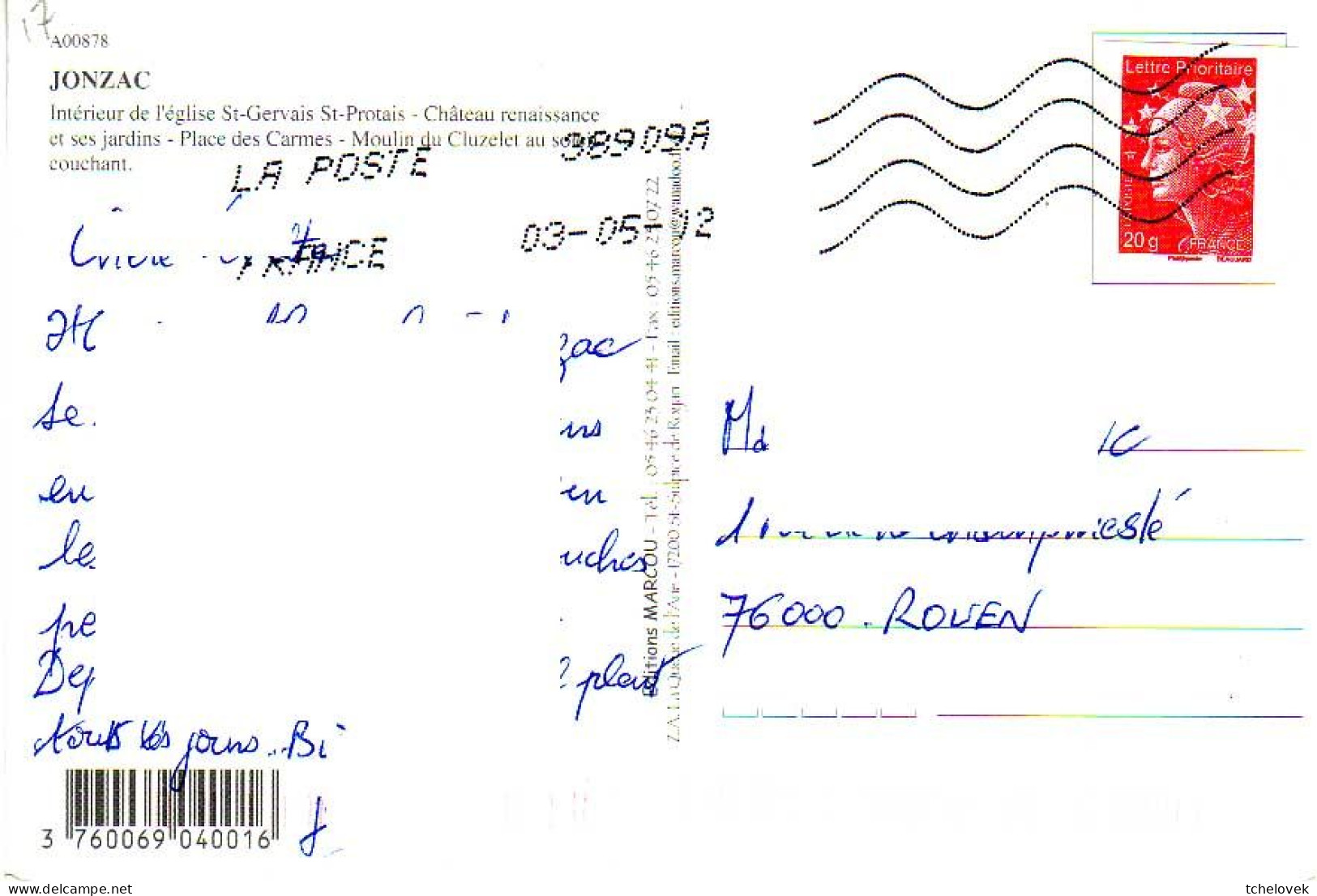 (17). Jonzac. (1) & Ed Iris. N° 17.159 La Grande Cote. Carrelet Peche & (2) Eglise 1962 - Jonzac