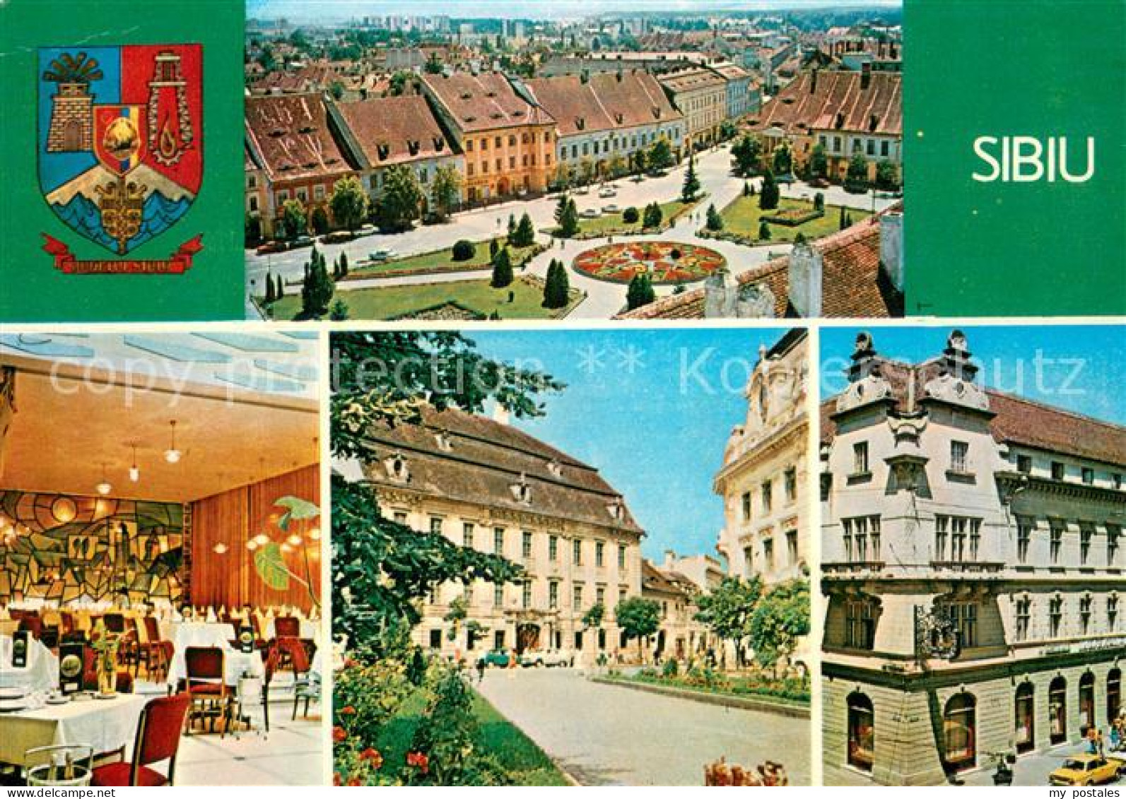 73637442 Sibiu Hermannstadt Stadtpanorama Platz Altstadt Hotel Restaurant Sibiu  - Roemenië