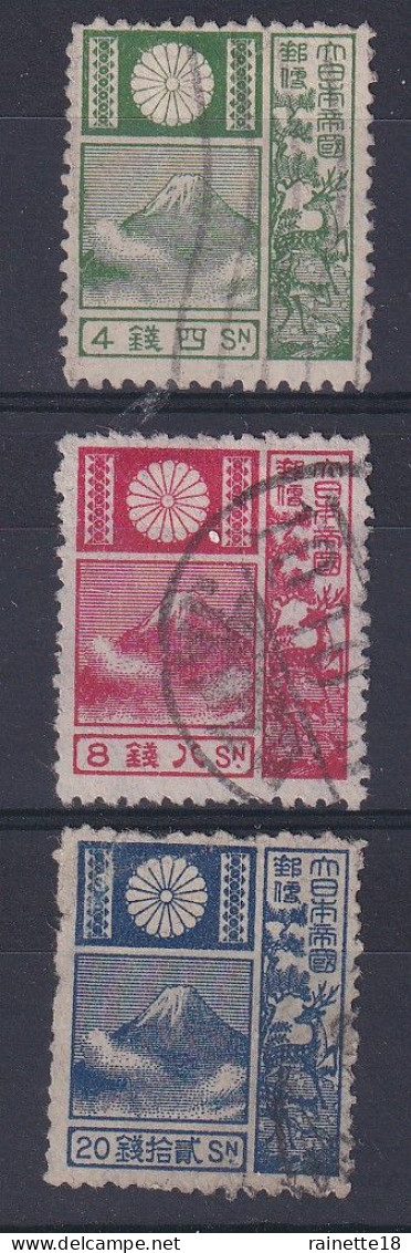 Japon                             170/172  Oblitérés - Used Stamps