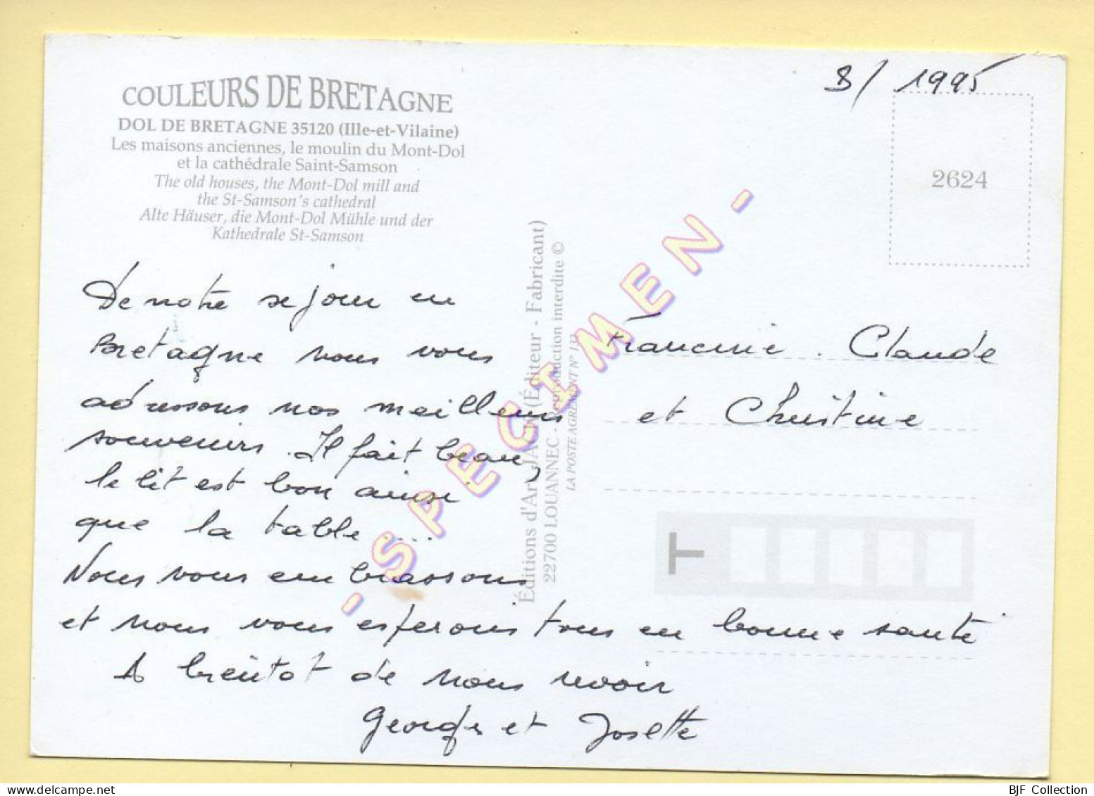 35. DOL-DE-BRETAGNE – Multivues (voir Scan Recto/verso) - Dol De Bretagne