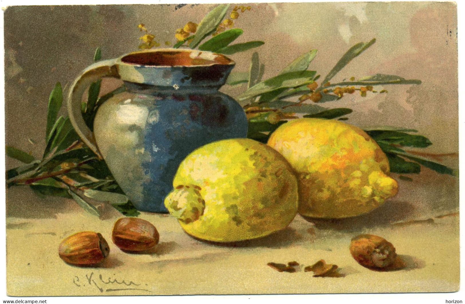 G.348  C. KLEIN - Still Life Painting - 191(?) - Klein, Catharina