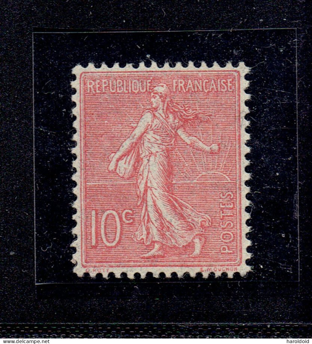 FRANCE - N°129 ** MNH TB + TTB CENTRAGE - 1903-60 Sower - Ligned