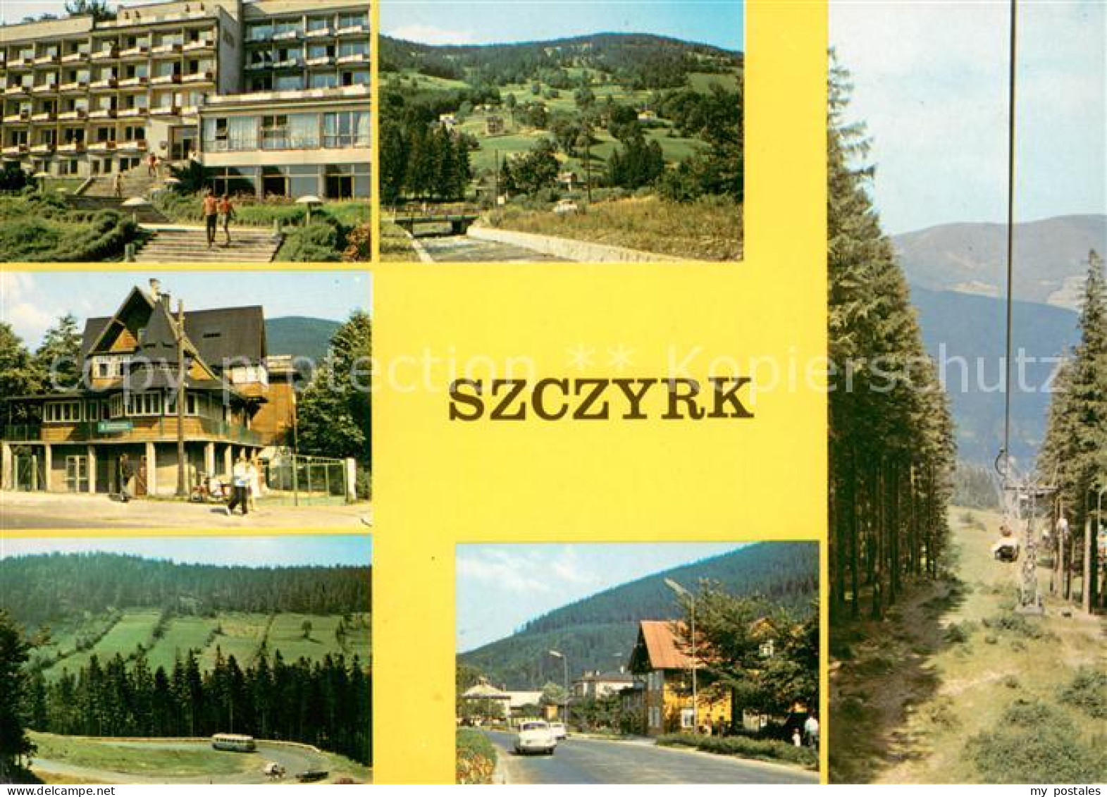 73637273 Szczyrk Hotel Restaurant Sessellift Landschaftspanorama Szczyrk - Pologne