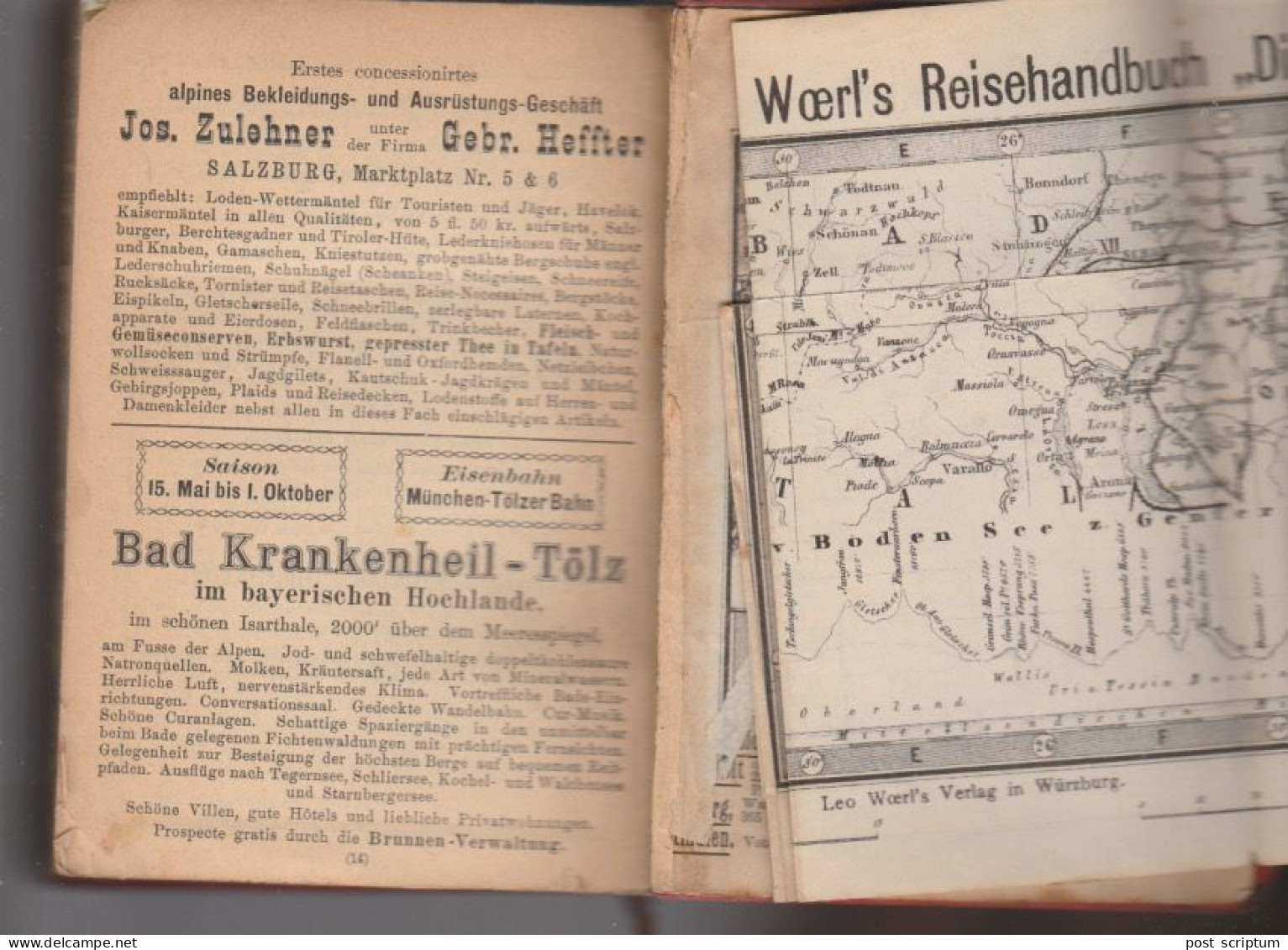 Livre - Die Schweiz Wohrl's Reisenhandbücher  1887 - Guide Touristique En Allemand - Alte Bücher