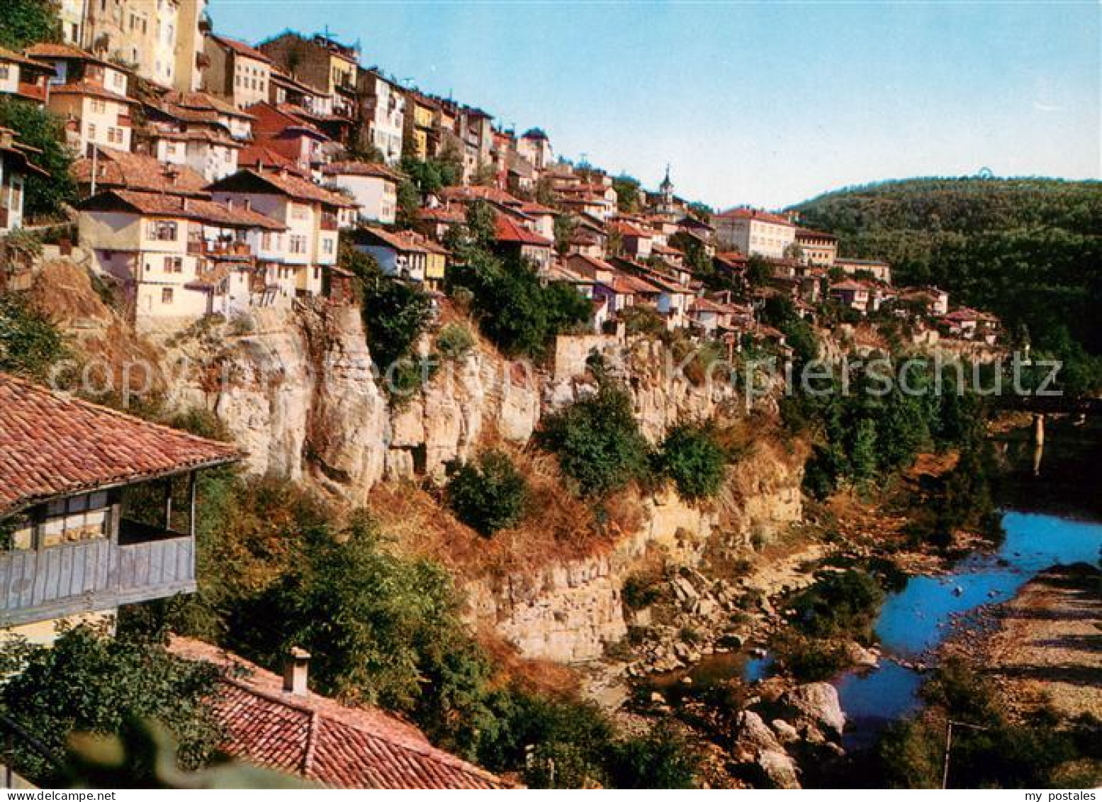 73637163 Veliko Tarnowo Stadtpanorama Haeuser Am Fluss Veliko Tarnowo - Bulgaria