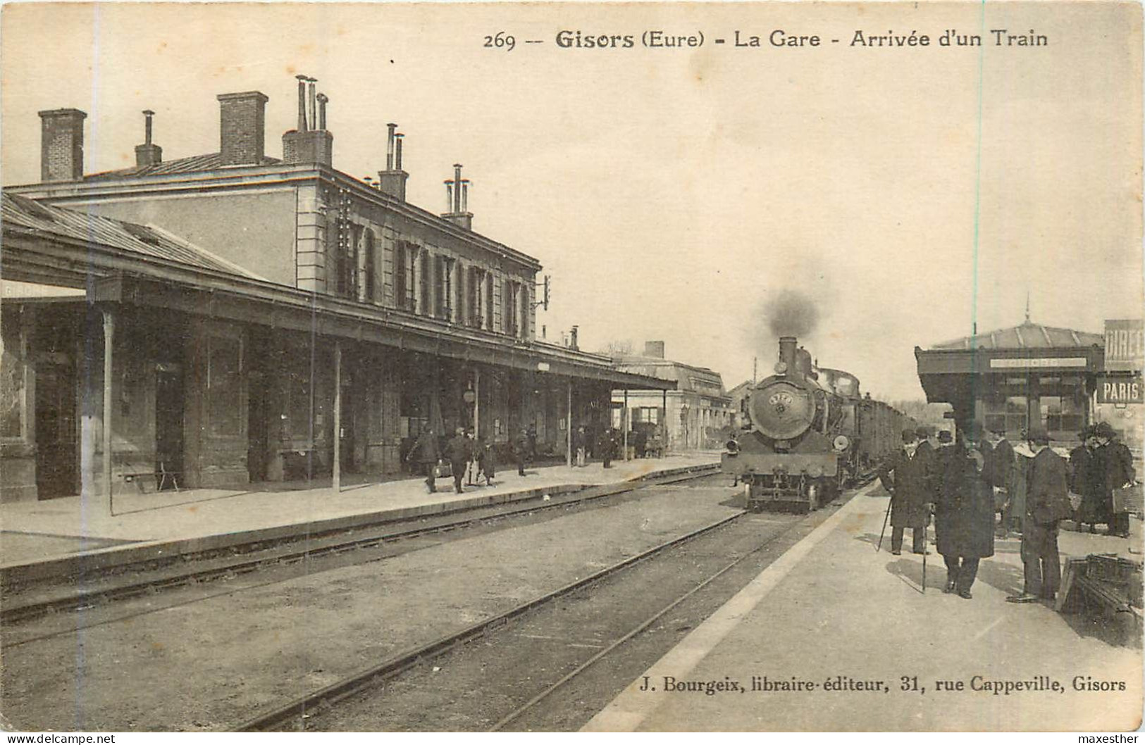 GISORS  La Gare , Arrivée Du Train - Gisors