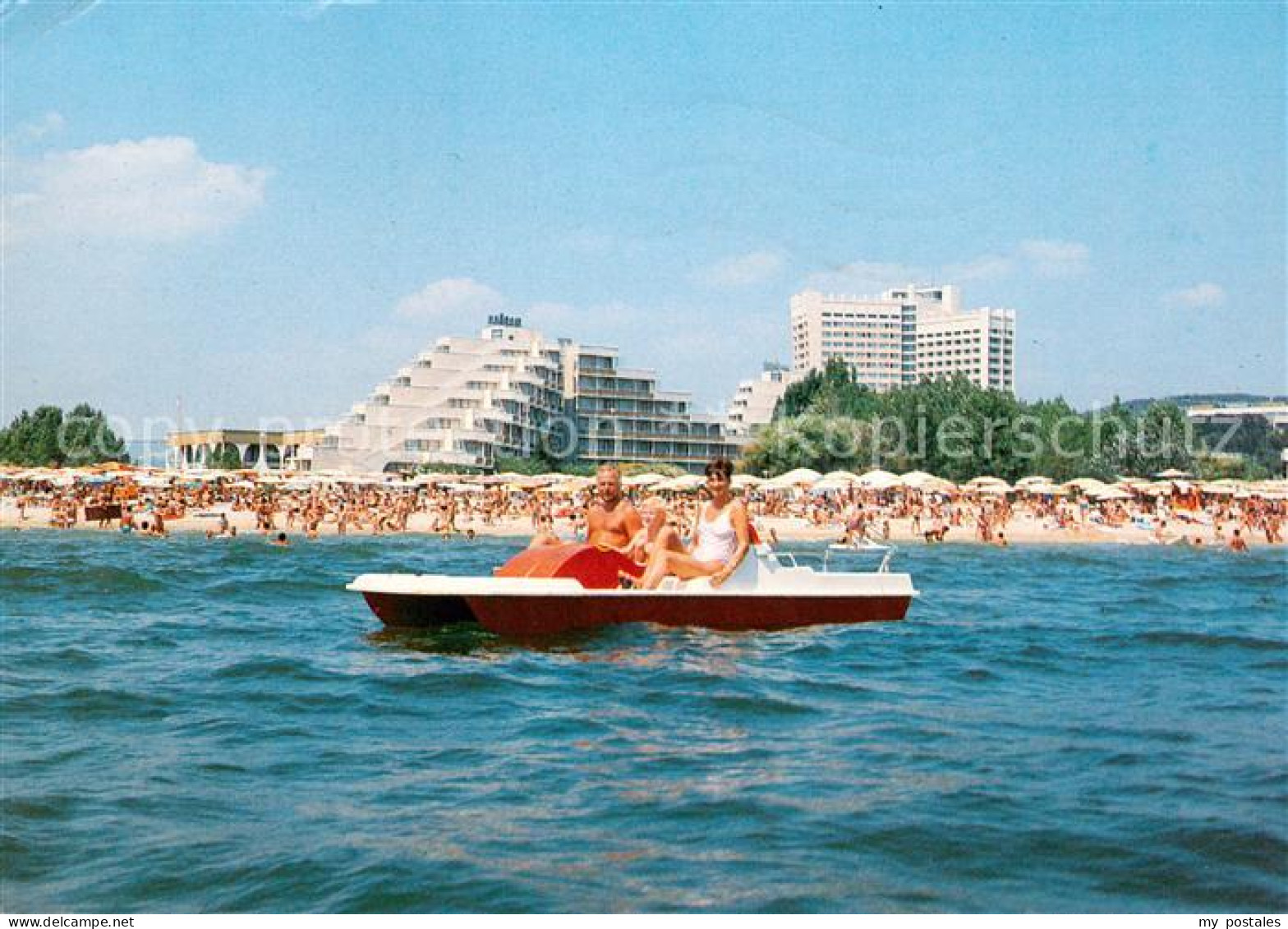 73637147 Albena Strand Hotels Am Schwarzen Meer Tretboot Albena - Bulgarien