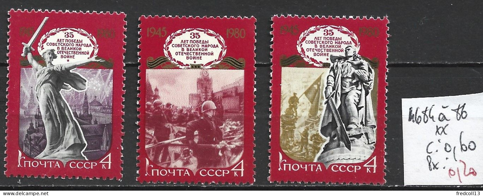RUSSIE 4684 à 86 ** Côte 0.60 € - Unused Stamps