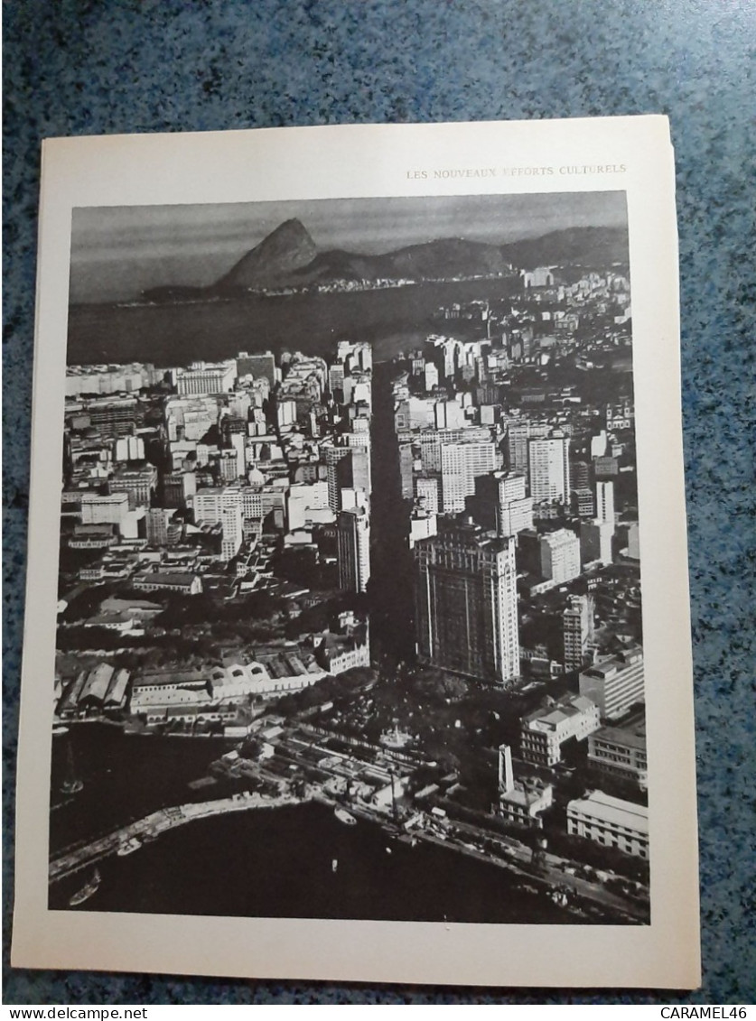 AFFICHE  -  PHOTOGRAPHIQUE  - VUE GENERALE DE RIO DE JANEIRO - Affiches