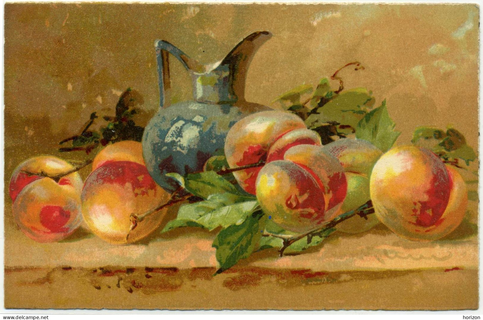 G.350  C. KLEIN - Still Life Painting - Peaches - Klein, Catharina