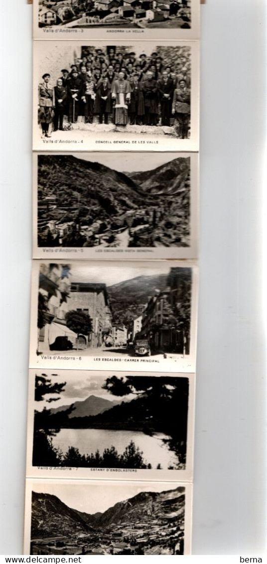 ANDORRE DEPLIANT 15 MINI PHOTOS EDITION VALENTI CLAVEROL - Andorra