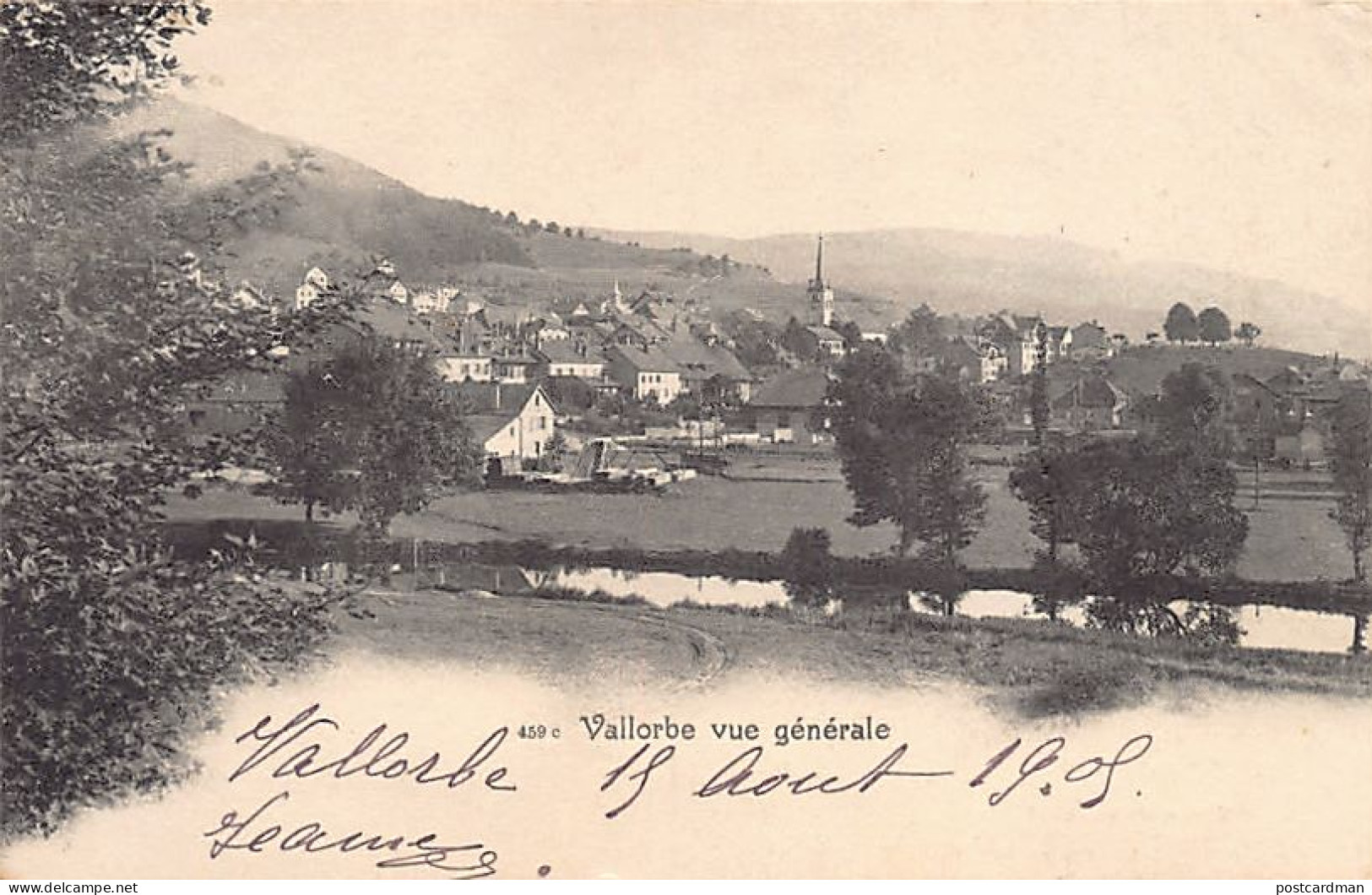 Suisse - VALLORBE (VD) Vue Générale - Ed. E. Chiffelle 459c - Vallorbe