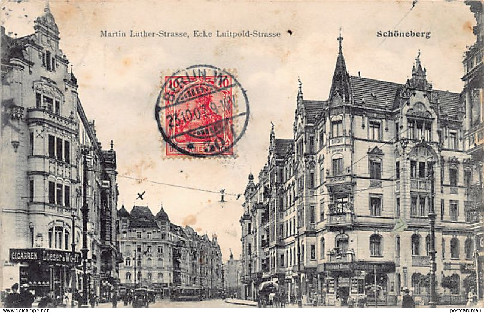 Deutschland - SCHÖNEBERG Berlin - Martin Luther-Strasse, Ecke Luitpold-Strasse - Cigarren Loeser & Wolff - Schöneberg