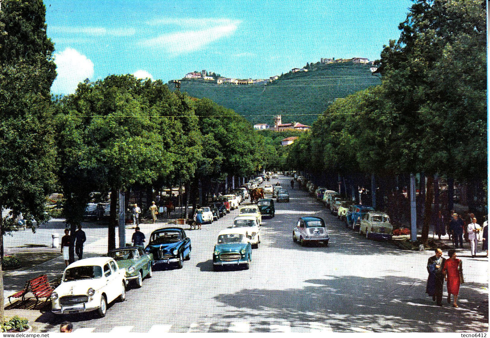 Montecatini Terme(pistoia) - Viale G.verdi - Viaggiata - Pistoia