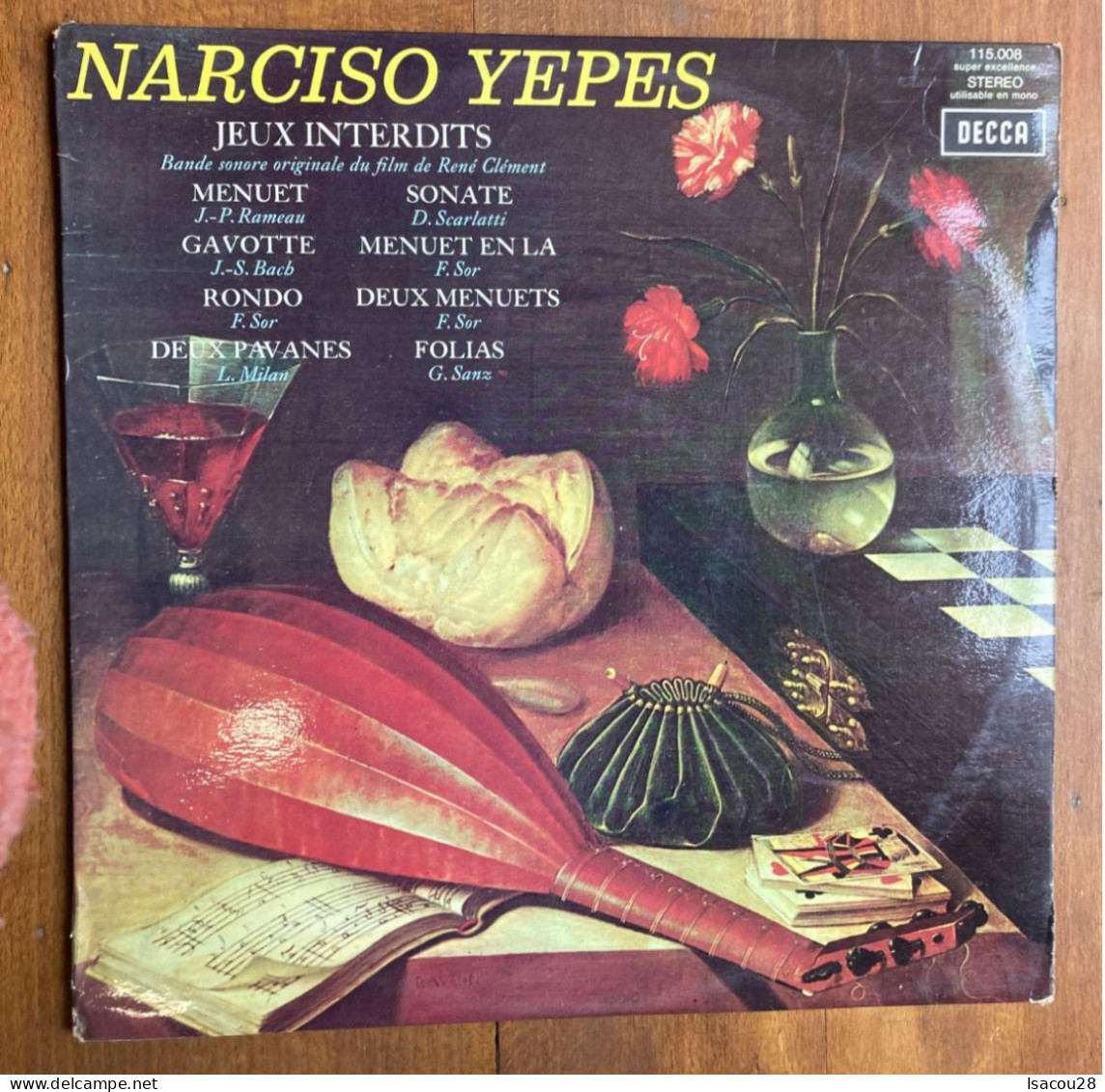 LP - 33T - NARCISO YEPES - JEUX INTERDITS - VOIR SCAN POCHETTE - Klassiekers