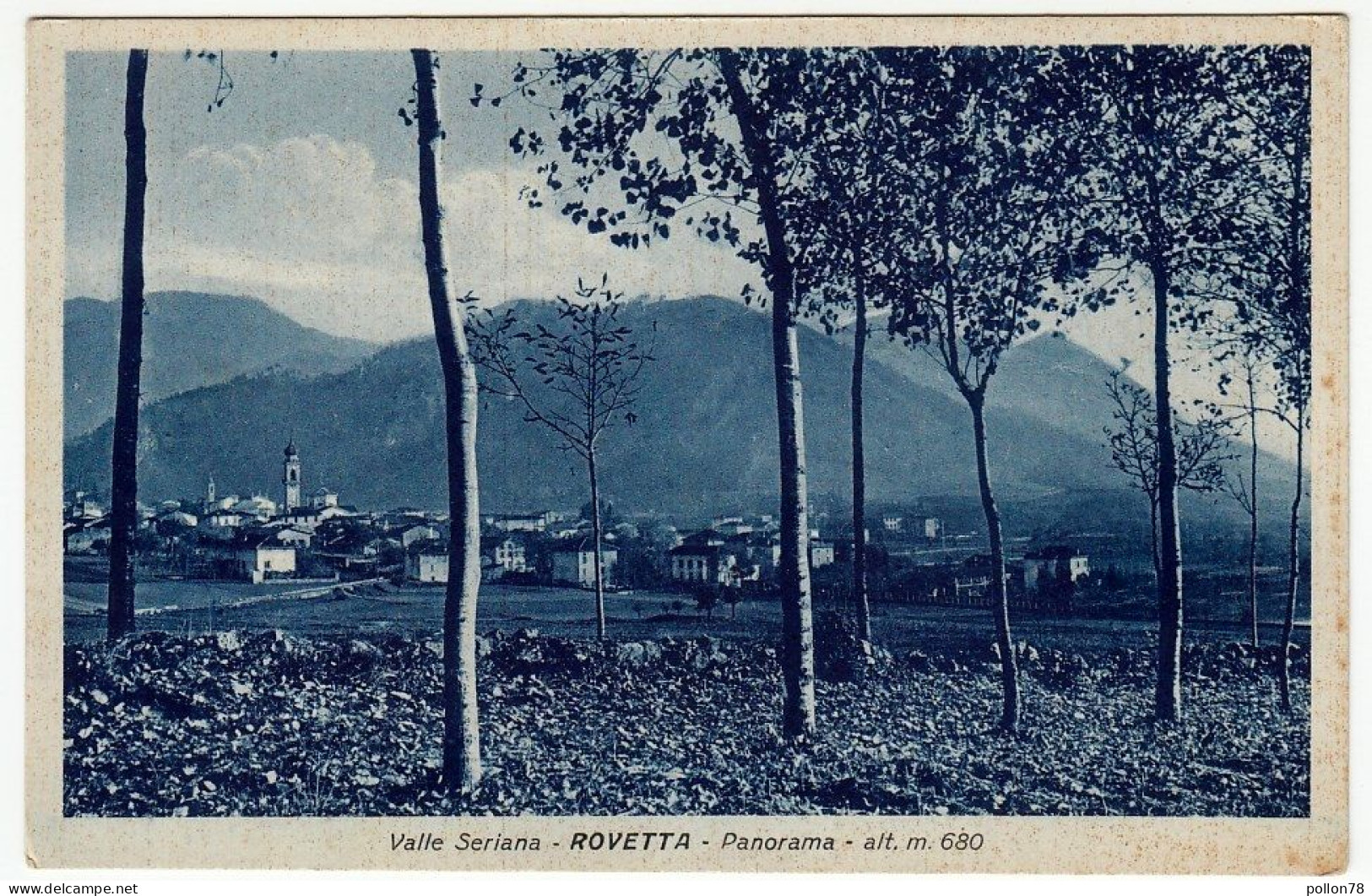 VALLE SERIANA - ROVETTA - PANORAMA - BERGAMO - Vedi Retro - Formato Piccolo - Bergamo