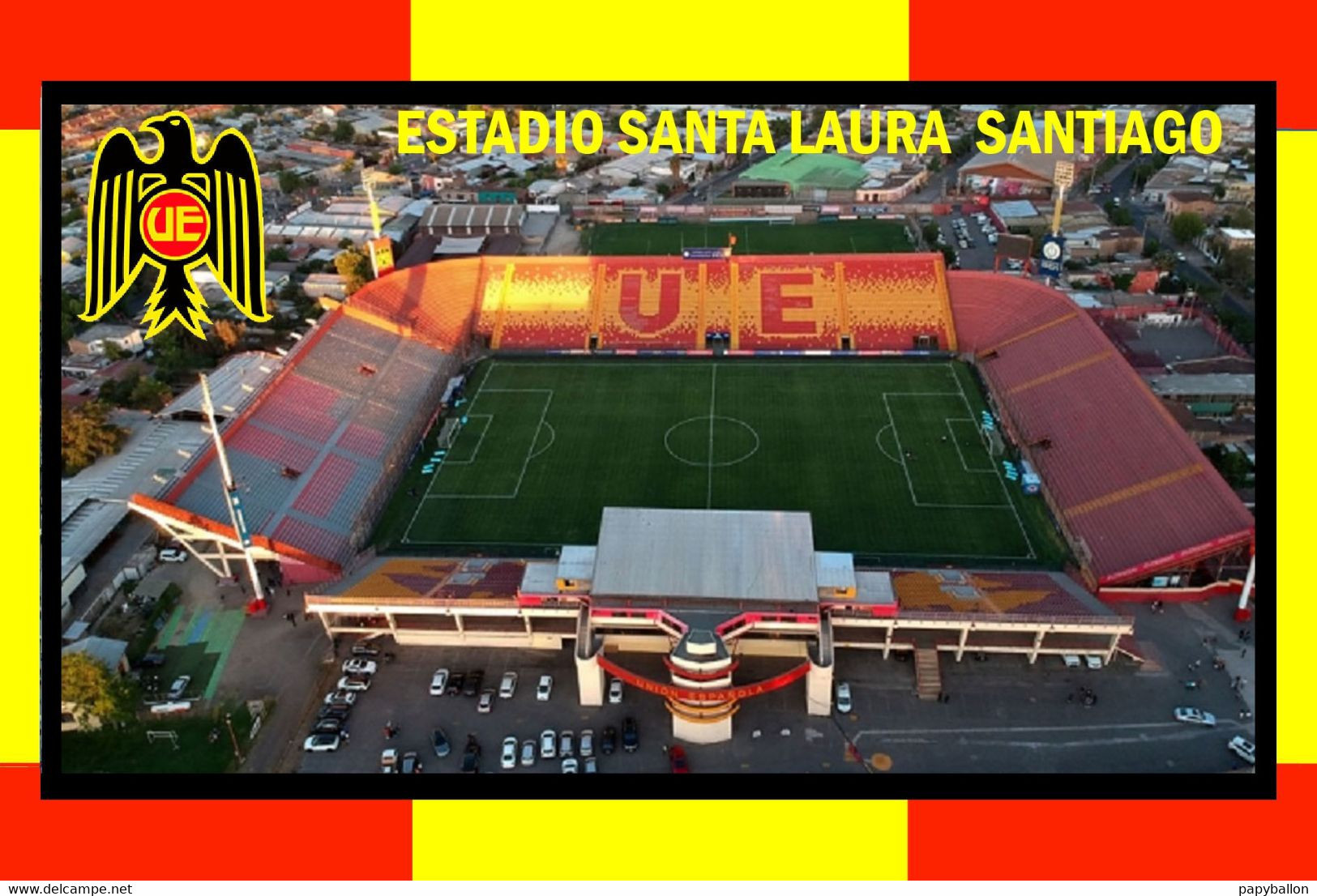 CP.STADE .  SANTIAGO  CHILI  ESTADIO  SANTA  LAURA   #  CS. 1393 - Football