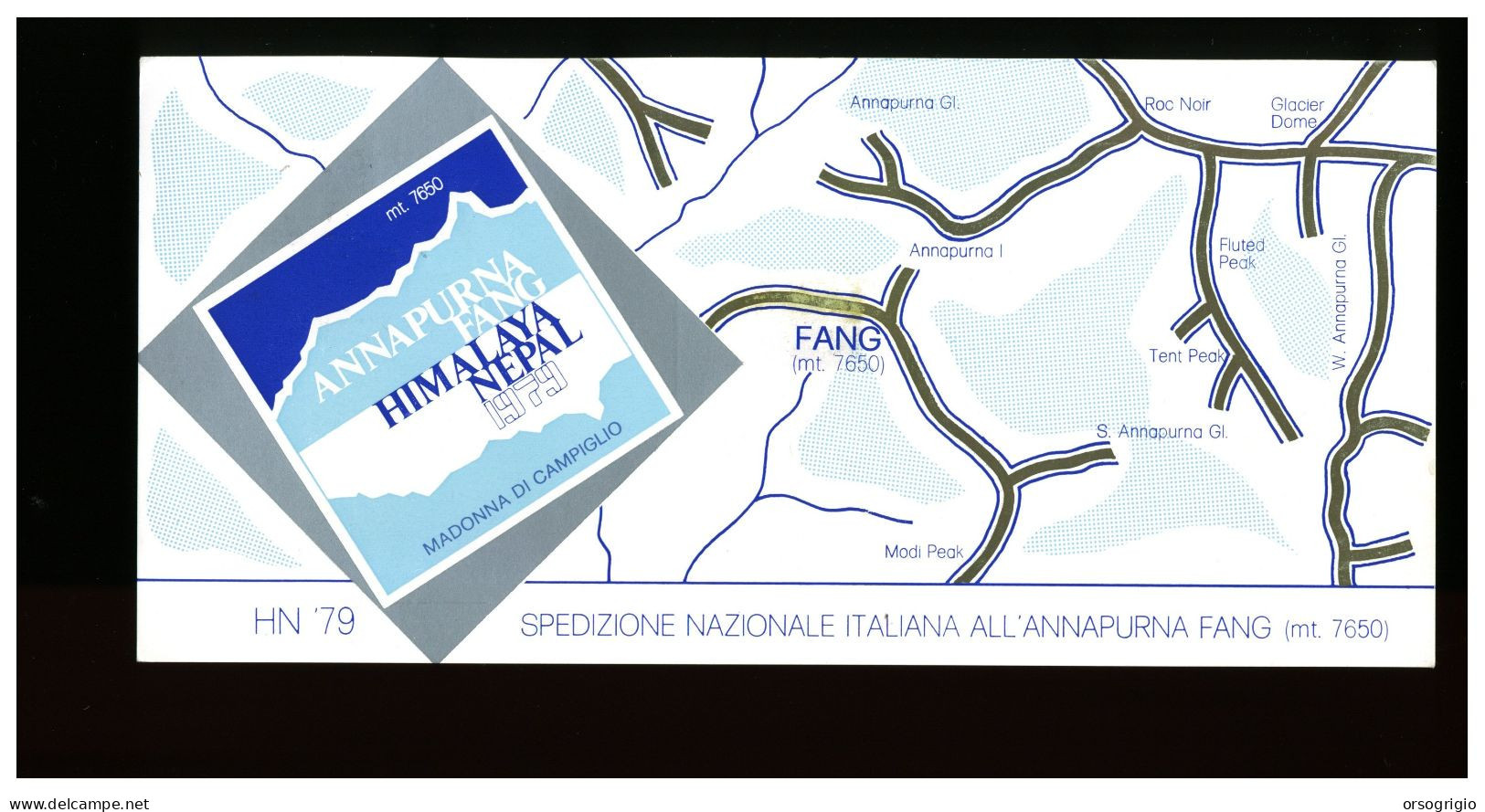 ITALIA - 1979 - MADONNA DI CAMPIGLIO - SPEDIZIONE NAZIONALE ALL'ANNAPURNA FANG - HIMALAYA NEPAL - Bergsteigen