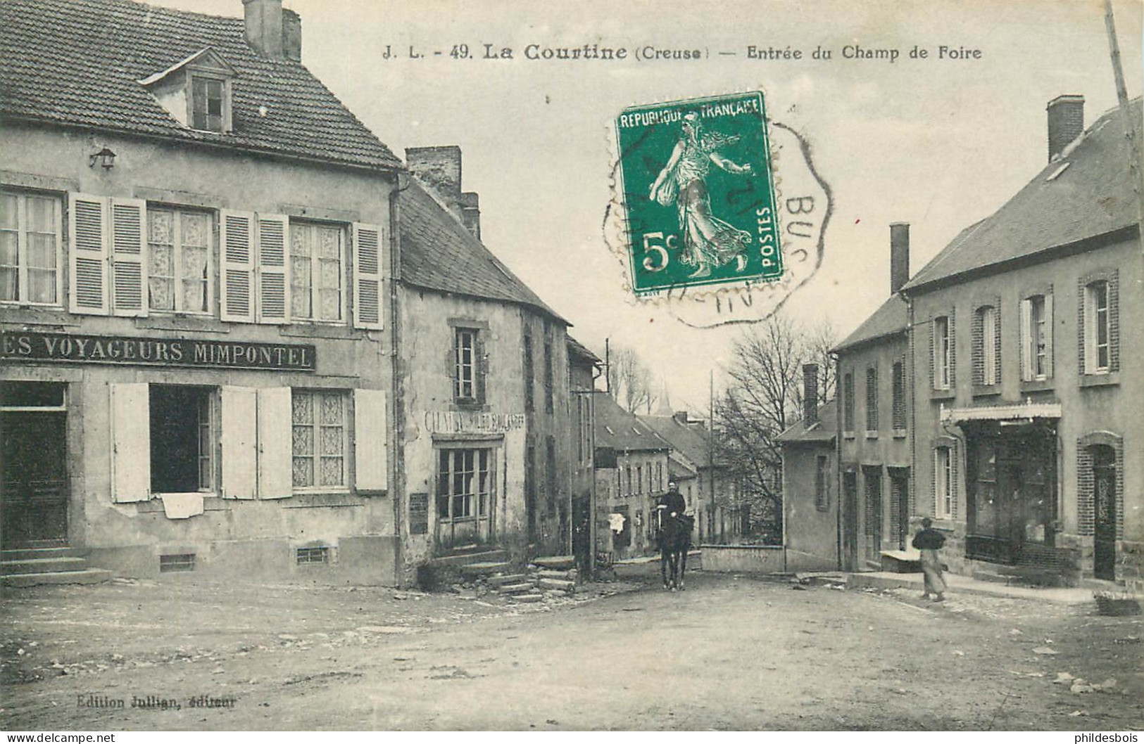 CREUSE  LA COURTINE  Entrée Du Champ De Foire - La Courtine