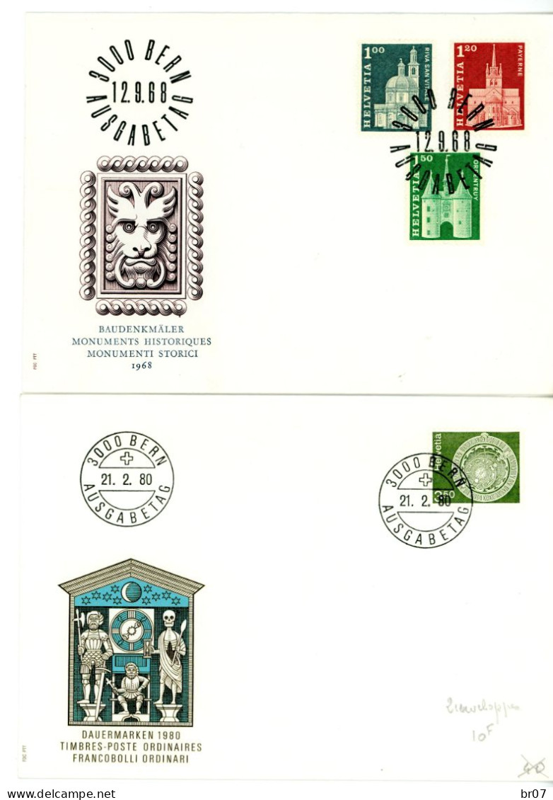 SUISSE 39X ENV + 1 DOC 1966/85 VOIR SCANS.  POIDS + 180 GRAMMES AVANT EMBALLAGE