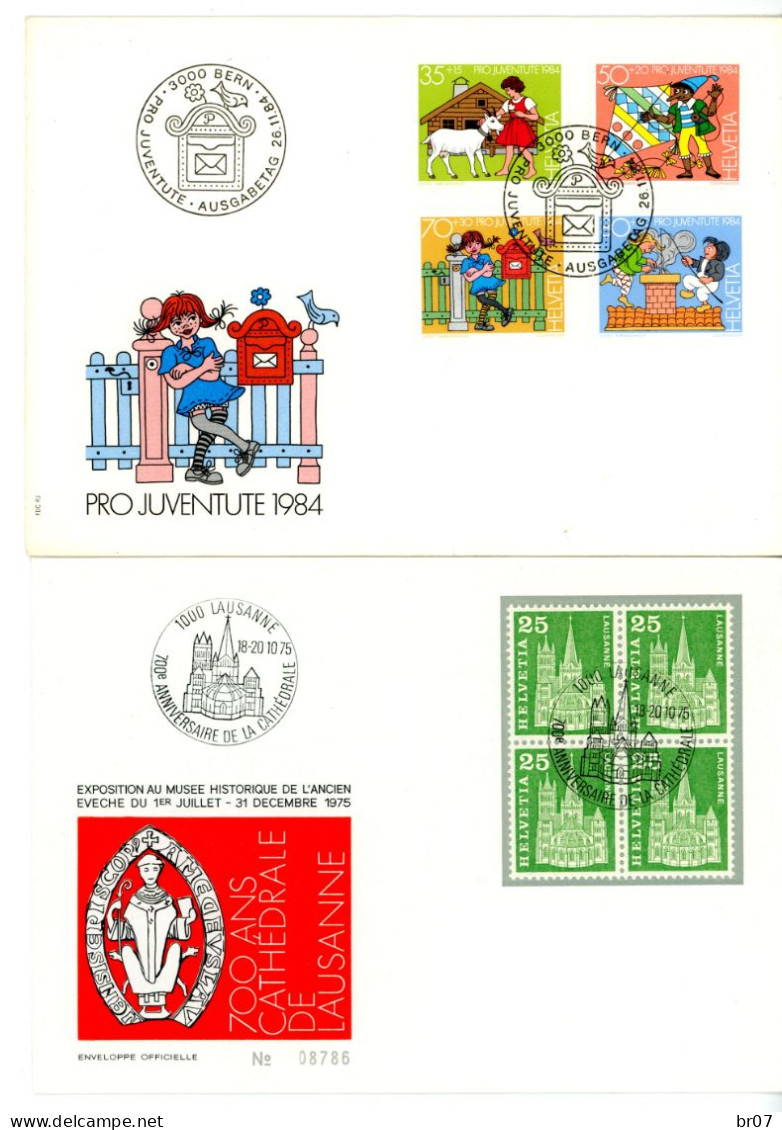 SUISSE 39X ENV + 1 DOC 1966/85 VOIR SCANS.  POIDS + 180 GRAMMES AVANT EMBALLAGE