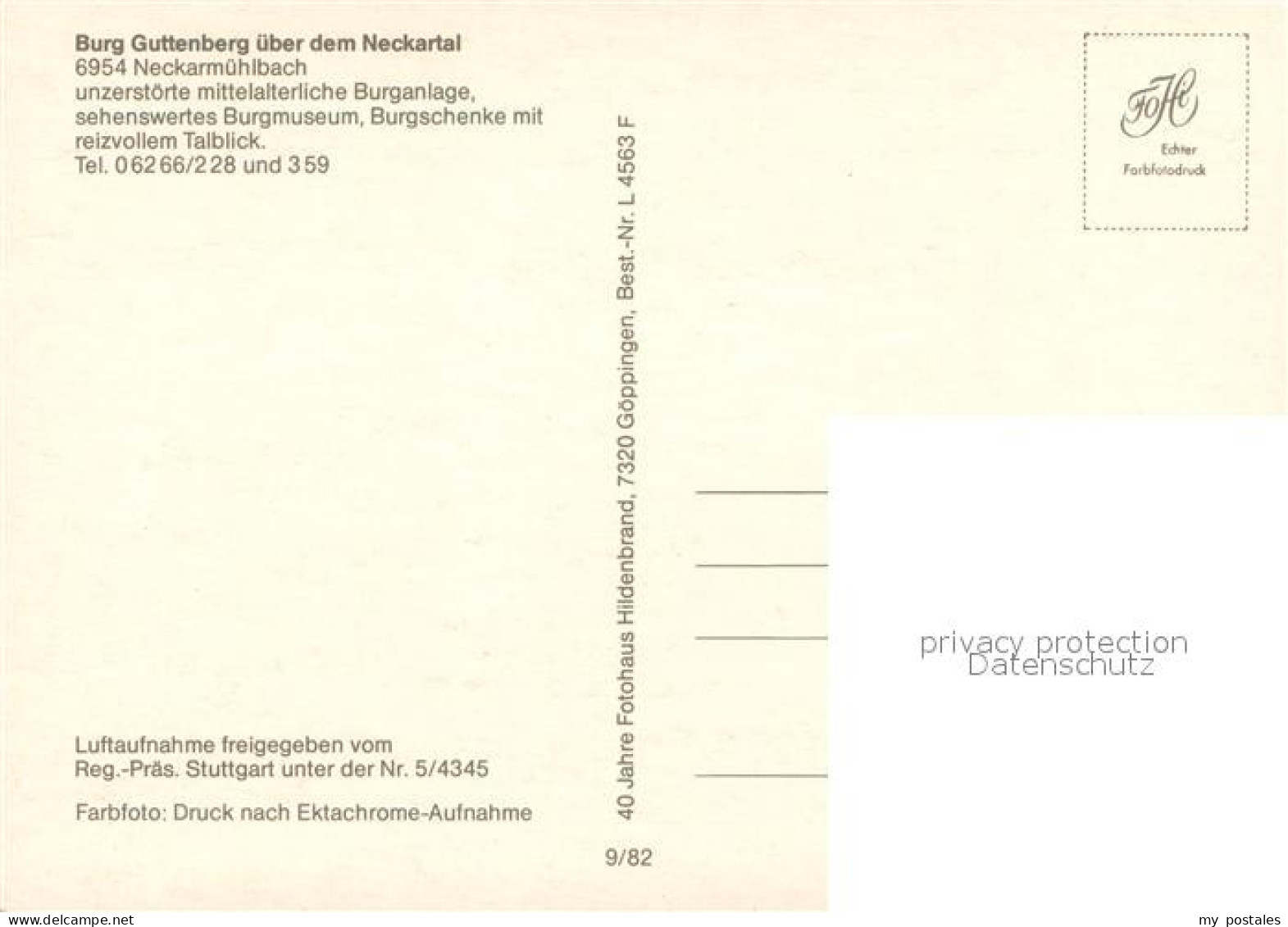 73636892 Neckarmuehlbach Burg Guttenberg Ueber Dem Neckartal Fliegeraufnahme Nec - Sonstige & Ohne Zuordnung