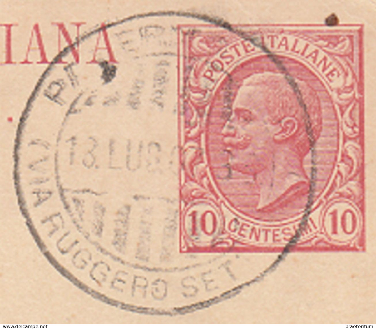 ITALIA Lettera Palermo Via Ruggero Set, 14 Lug. 1907 A Paris - Marcophilie