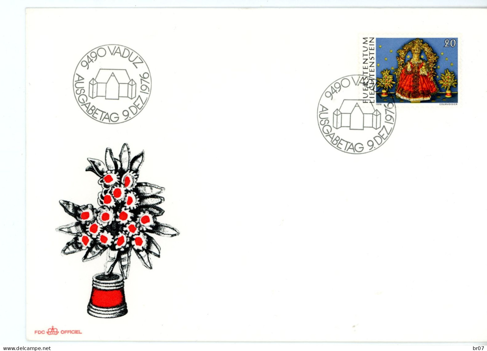 LIECHTENSTEIN 16X ENV PREMIER JOUR 1972/76 17 SCANS POIDS 87 GRAMMES AVANT EMBALLAGE - Storia Postale