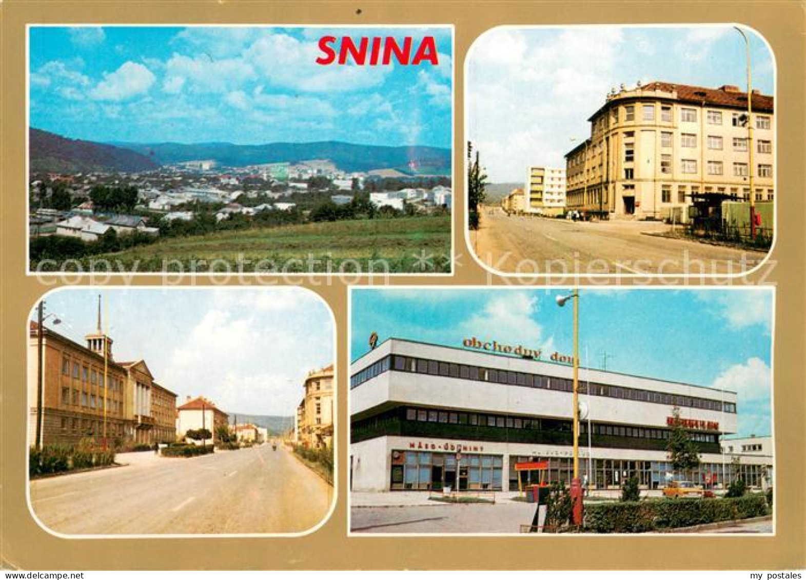 73636715 Snina Panorama Ortsmotive Hotel Snina - Slowakije