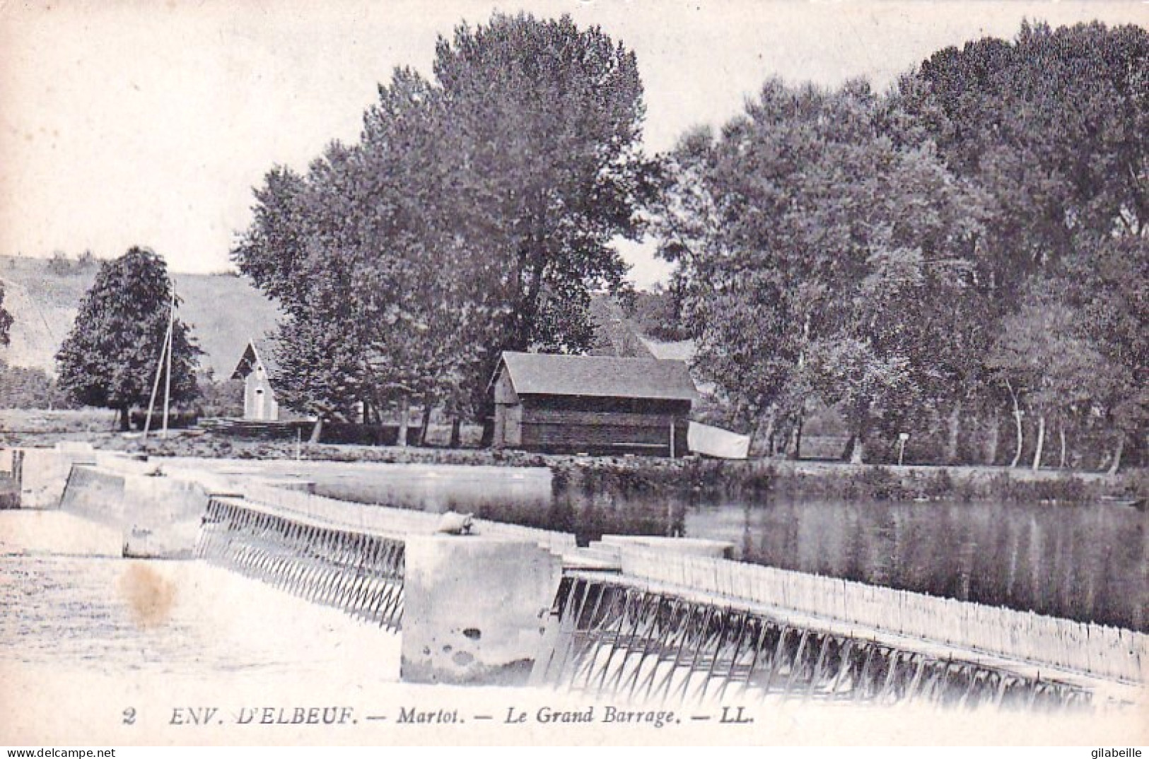 76 - Environs D'Elbeuf - MARTOI - Le Grand Barrage - Elbeuf