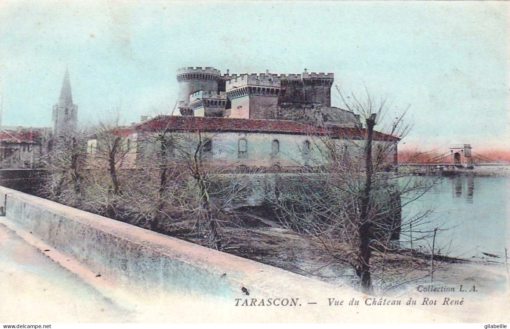 13 -  TARASCON - Vue Du Chateau Du Roi René - Tarascon