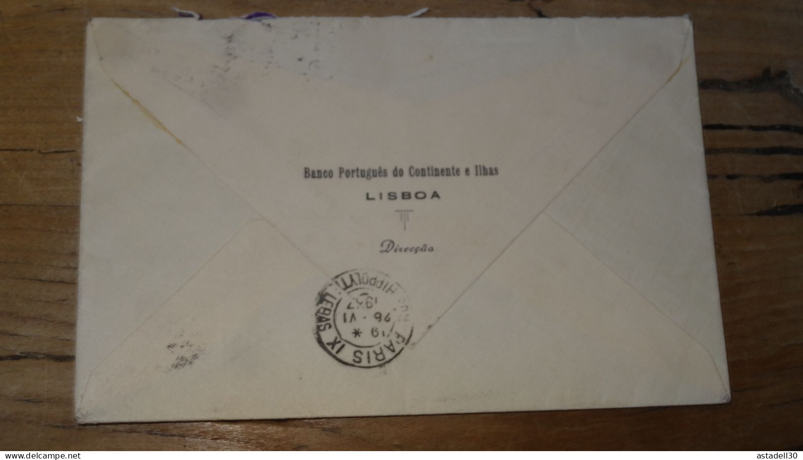 Enveloppe PORTUGAL - 1937 ............ Boite1 .............. 240424-267 - Lettres & Documents