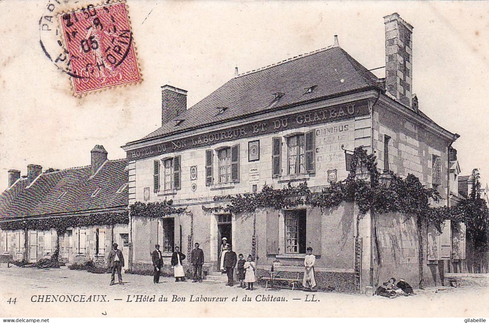 37 - Indre Et Loire - CHENONCEAUX - L Hotel De Bon Laboureur Et Du Chateau - Chenonceaux