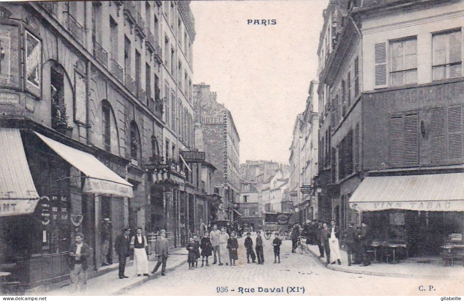 75 - PARIS 11 - Rue Daval - Tabac - Arrondissement: 11
