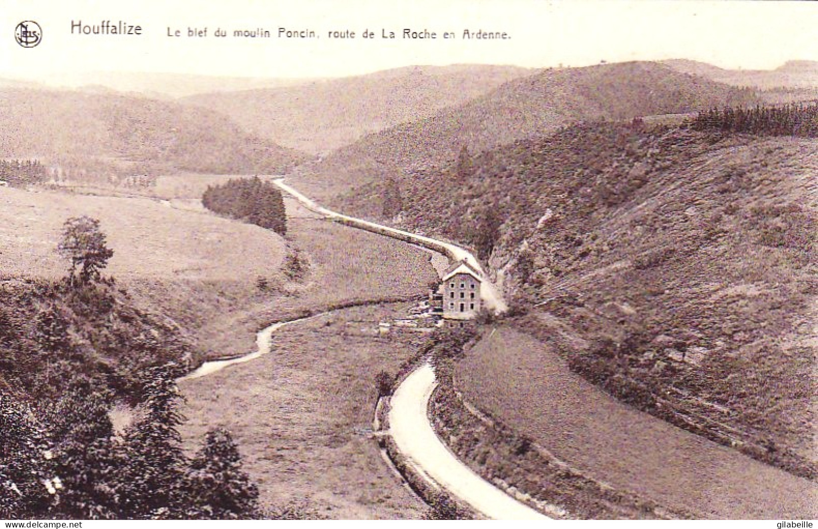 HOUFFALIZE -  Le Bief Du Moulin Poncin - Route De La Roche En Ardenne - Houffalize
