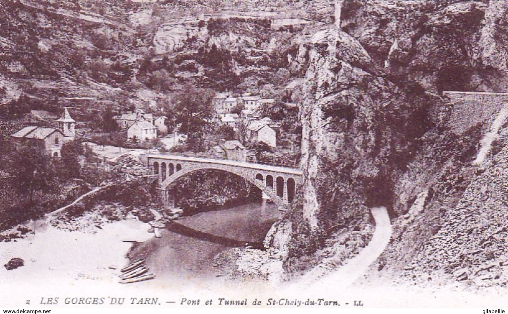 48 -  Lozere - Gorges Du Tarn -  Pont Et Tunnel De St Chely Du Tarn - Sonstige & Ohne Zuordnung