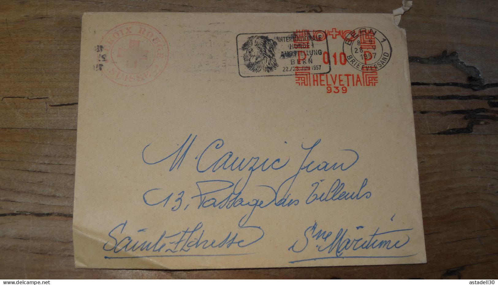 Enveloppe SUISSE, Bern 1957 ............ Boite1 .............. 240424-268 - Automatic Stamps