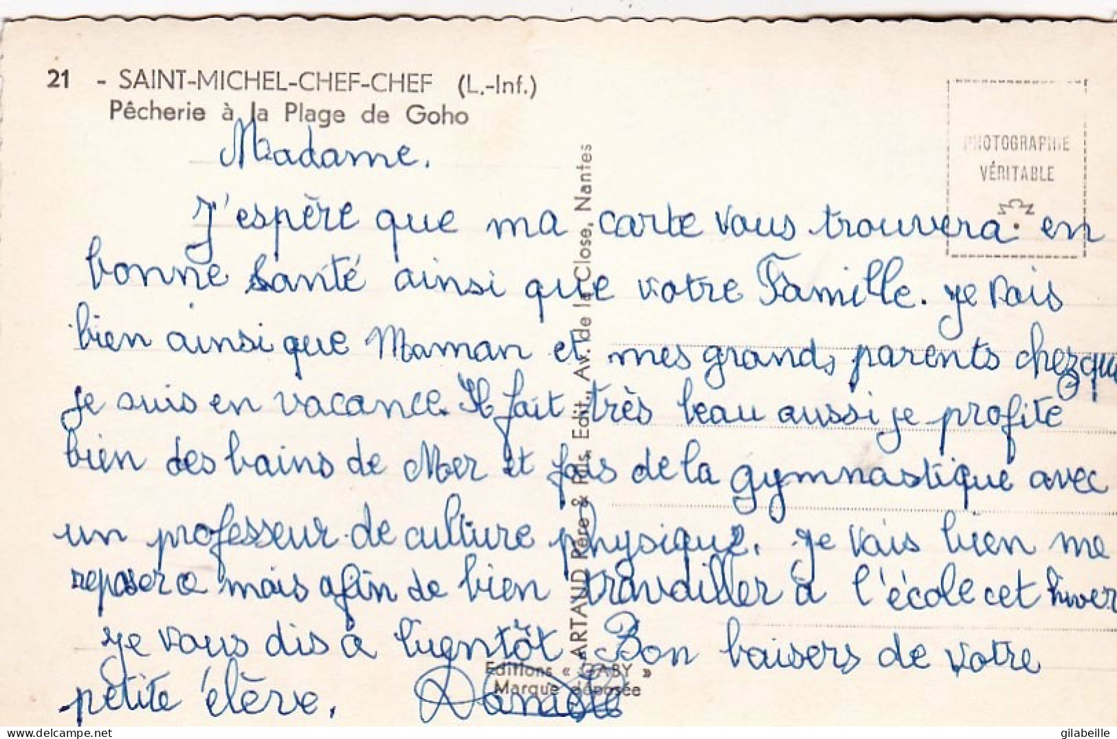 44 - SAINT MICHEL CHEF CHEF - Pecherie A La Plage De Goho - Saint-Michel-Chef-Chef