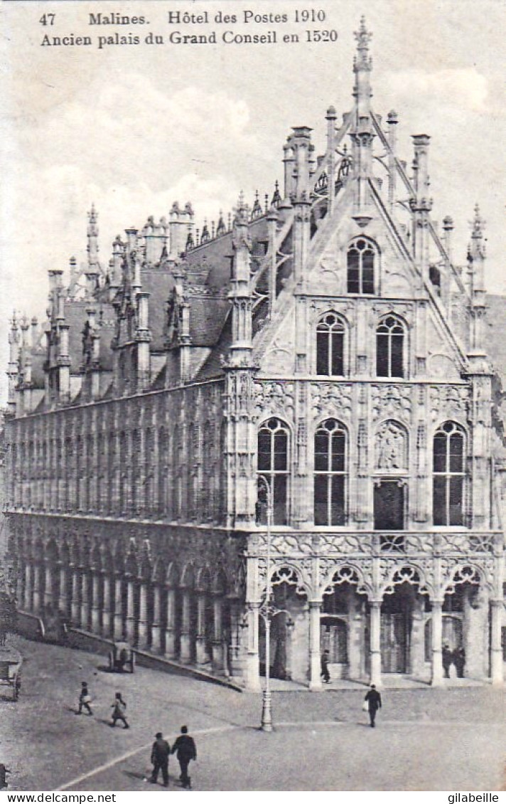 MALINES - MECHELEN - Hotel Des Postes 1910 - Mechelen